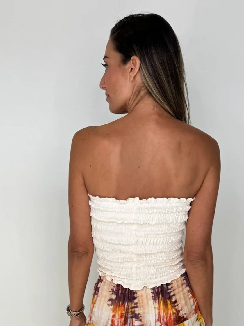 Khush | Grace | Bandeau | Vanilla  | Back | Vagabond | Apparel | Boutique