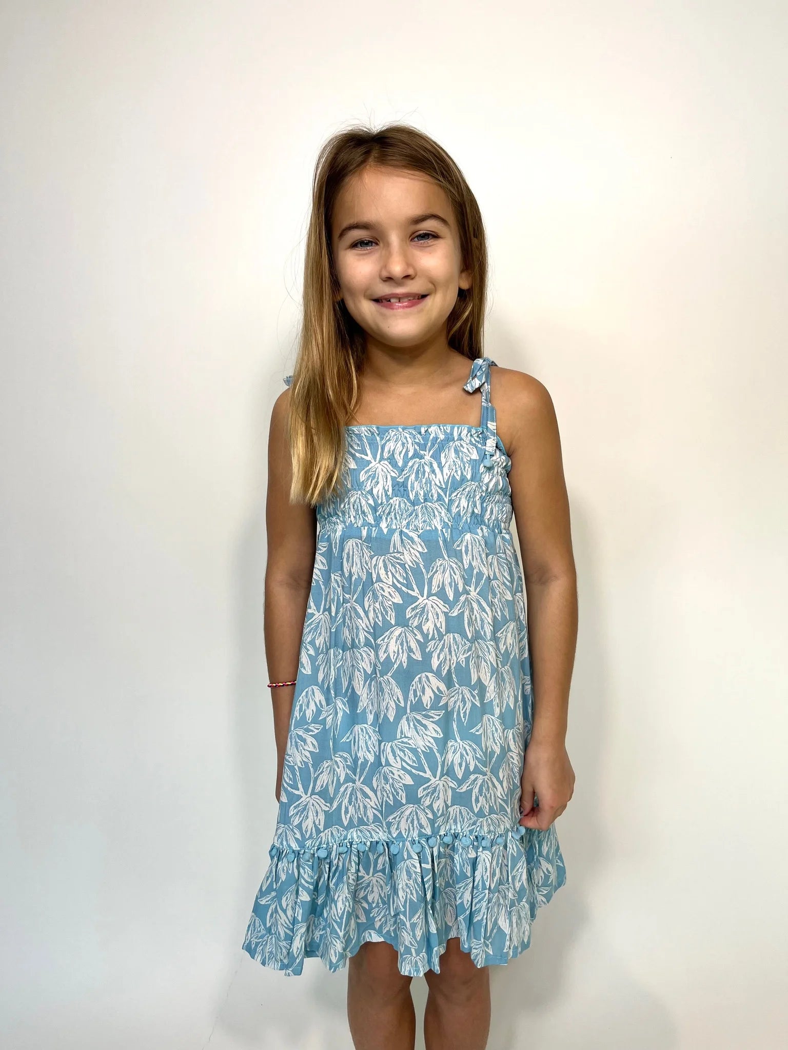 Khush Kid | Olivia Dress | Aqua | Vagabond | Apparel | Boutique