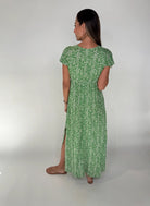 Khush |  Leilani  | Dress  | Green | Back | Vagabond | Apparel | Boutique