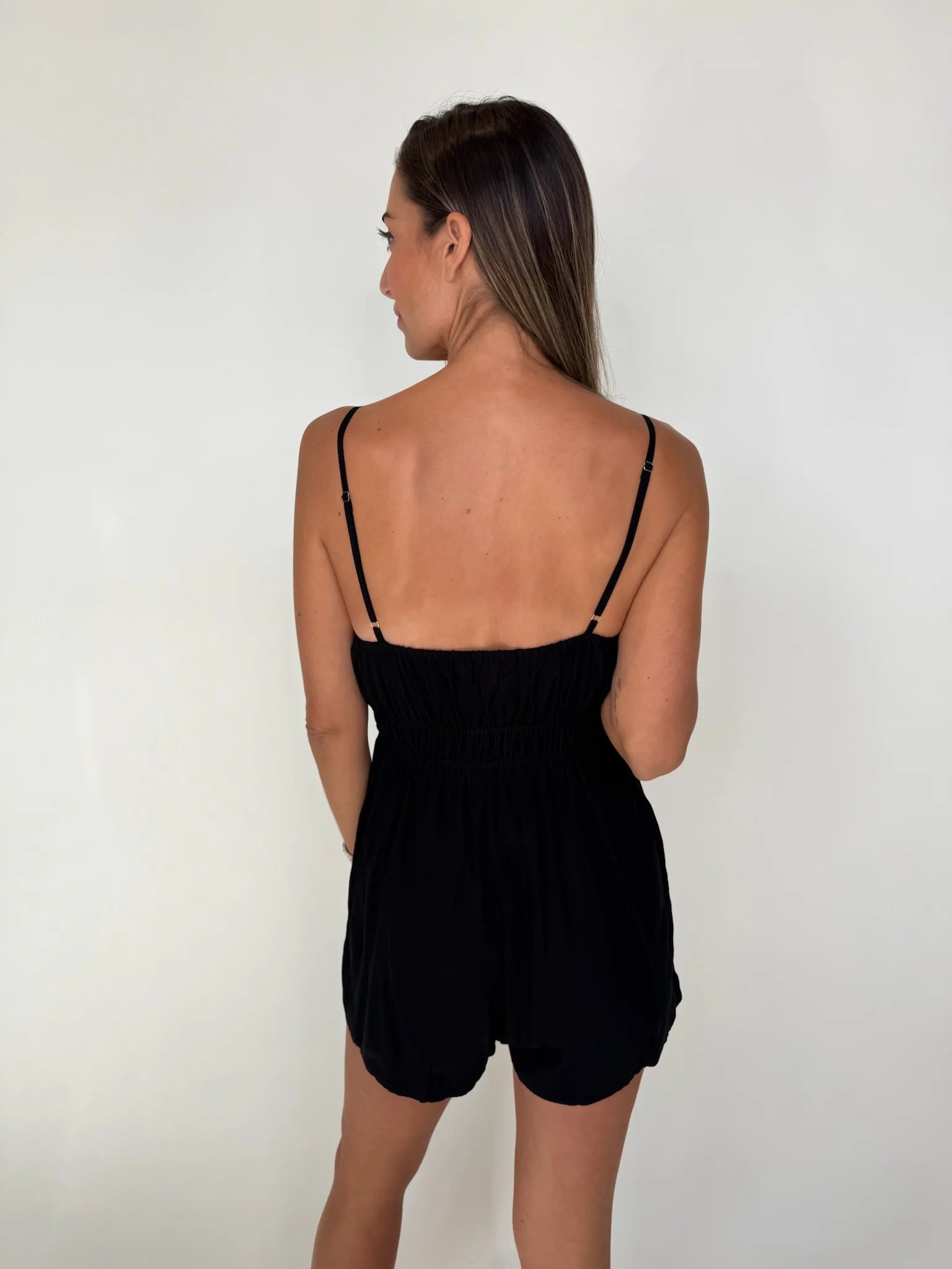 Khush | Melyne | Romper  | Black | Vagabond | Apparel | Boutique