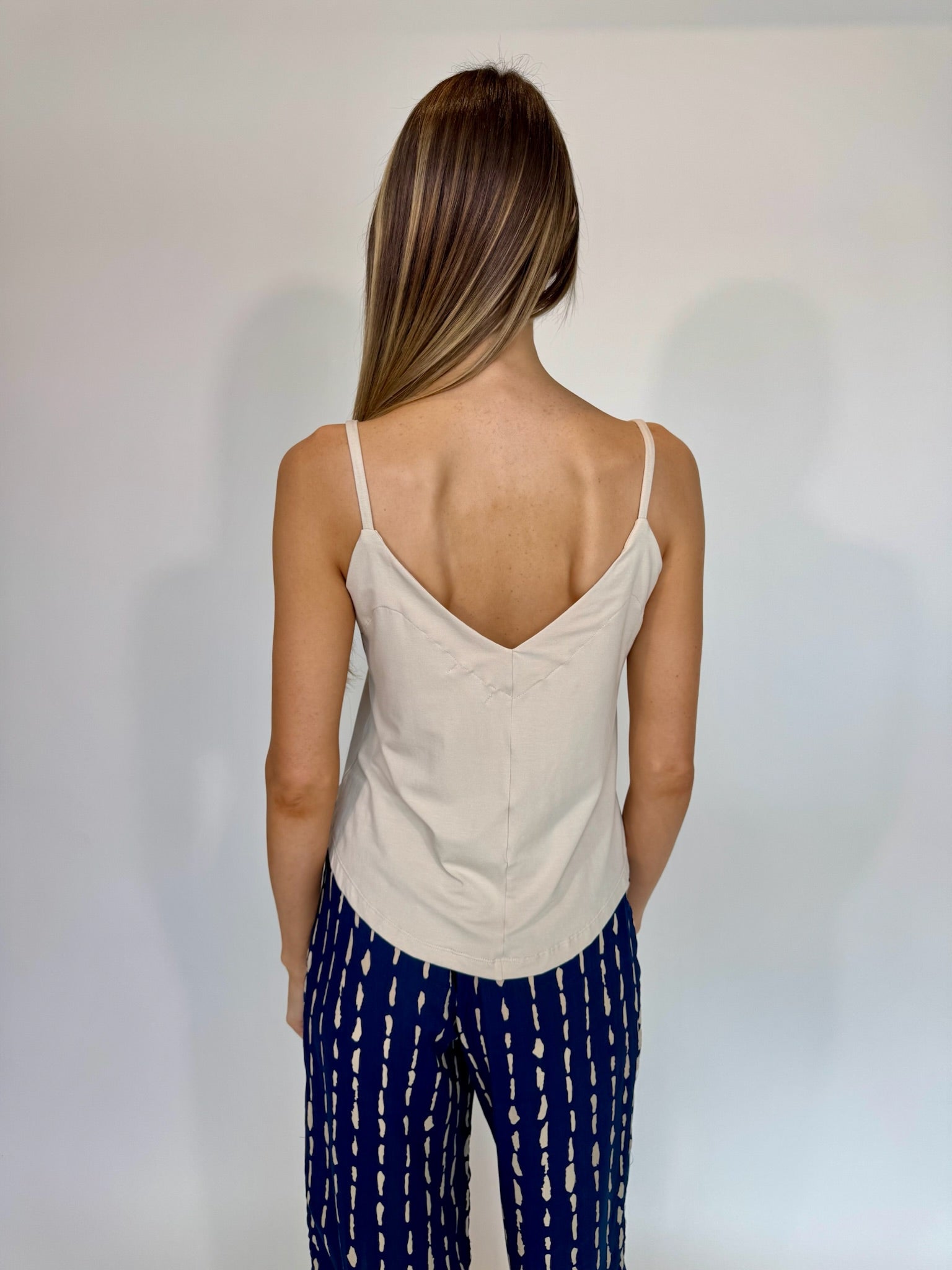 Khush | Nanua Top | Beige | Back | Vagabond | Apparel | Boutique