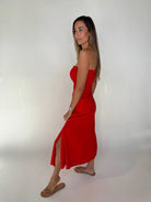 Khush| Portofino | Red| Dress | Vagabond | Apparel | Boutique