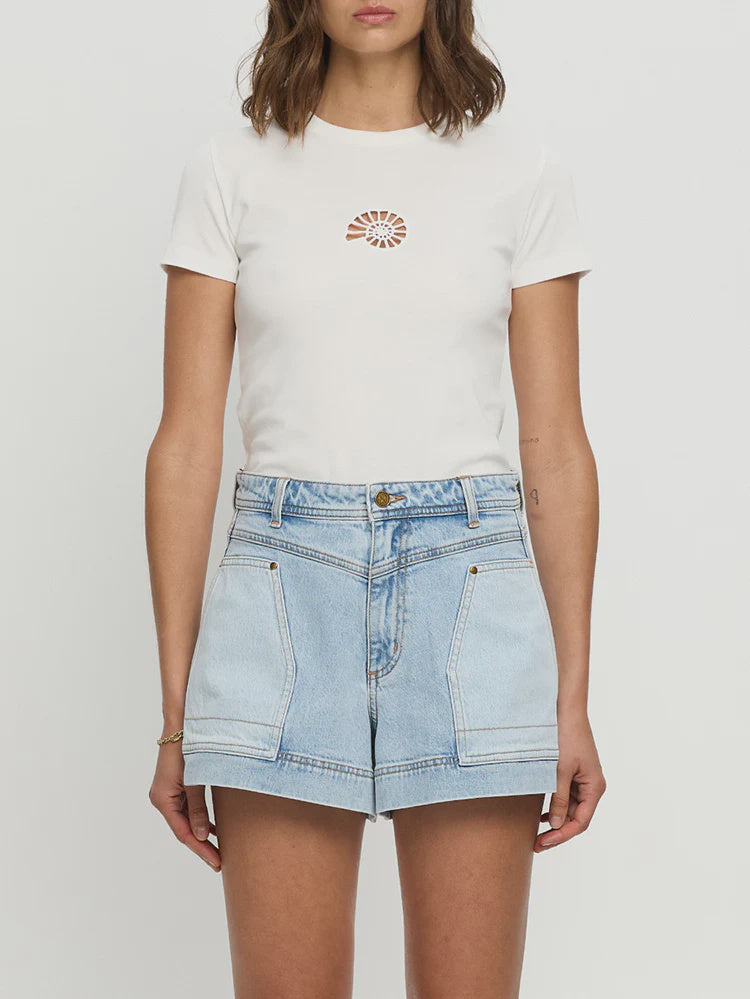 BAL【2020春夏】COLLAGE RAYON SHORT PANT Kivari Florence Denim Short – Vagabond Apparel Boutique