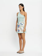 Kivari | Azure Mini Skirt | Side | Vagabond | Apparel | Boutique