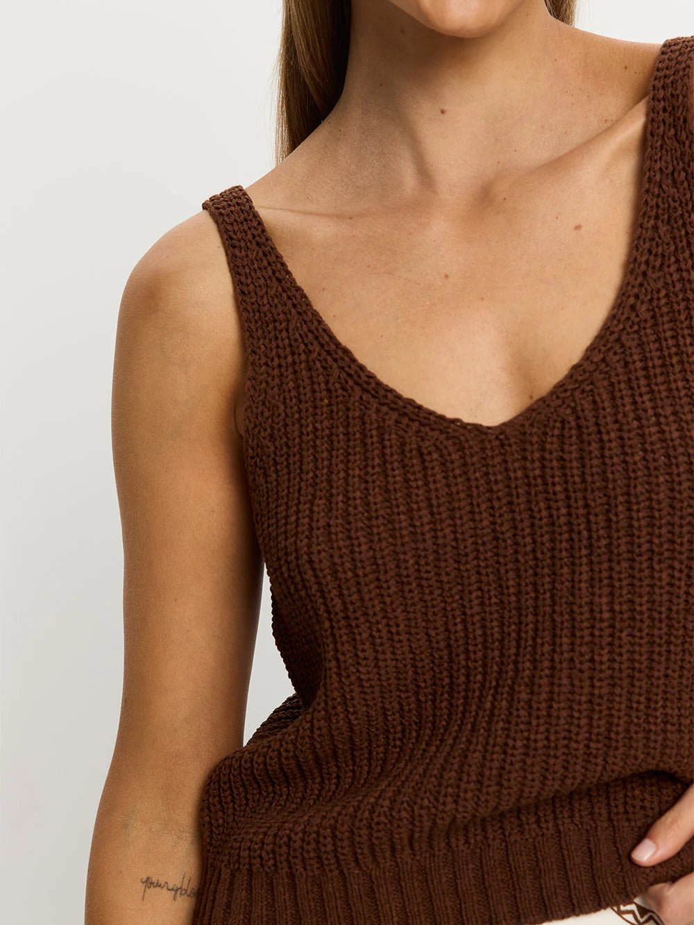 Kivari | Lana | Knit | Cami | Chocolate | Vagabond | Apparel | Boutique