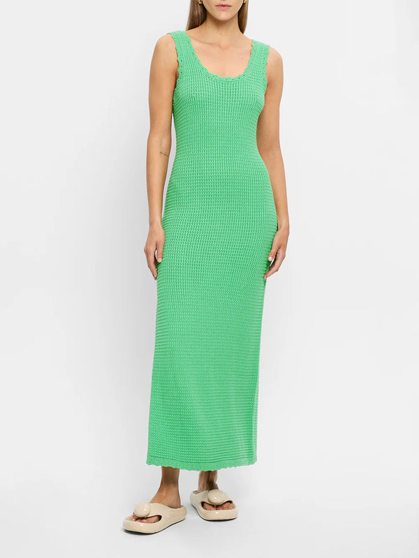 Kivari Martina Maxi Knit Dress Green