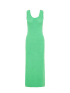 Kivari Martina Maxi Knit Dress Green | Vagabond Apparel Boutique