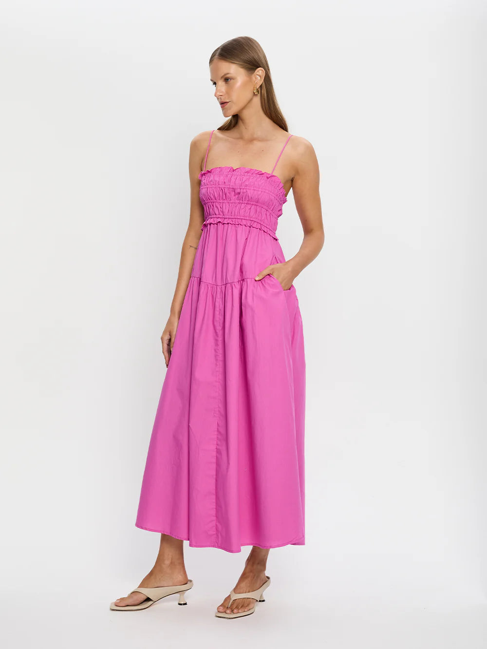 Kivari | Oasis | Maxi | Dress | Magenta | Vagabond | Apparel | Boutique