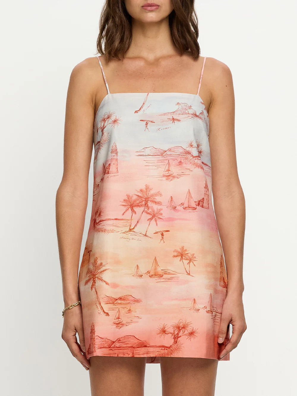 Kivari | Sunset Mini Dress | Close | Vagabond | Apparel | Boutique