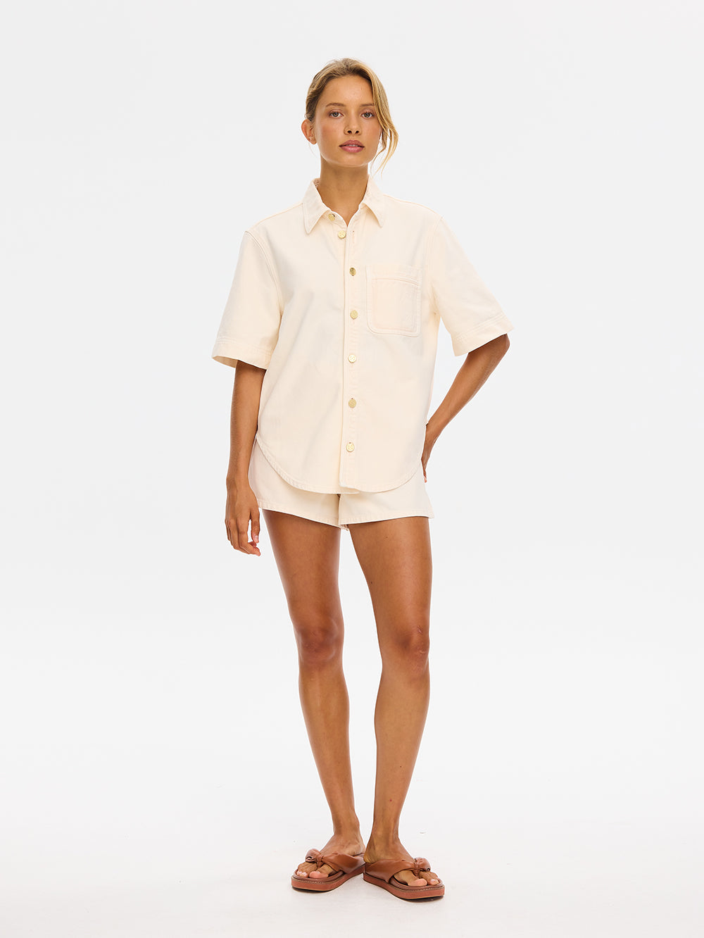 Kivari | Ariana Denim Shirt | Vagabond | Apparel | Boutique