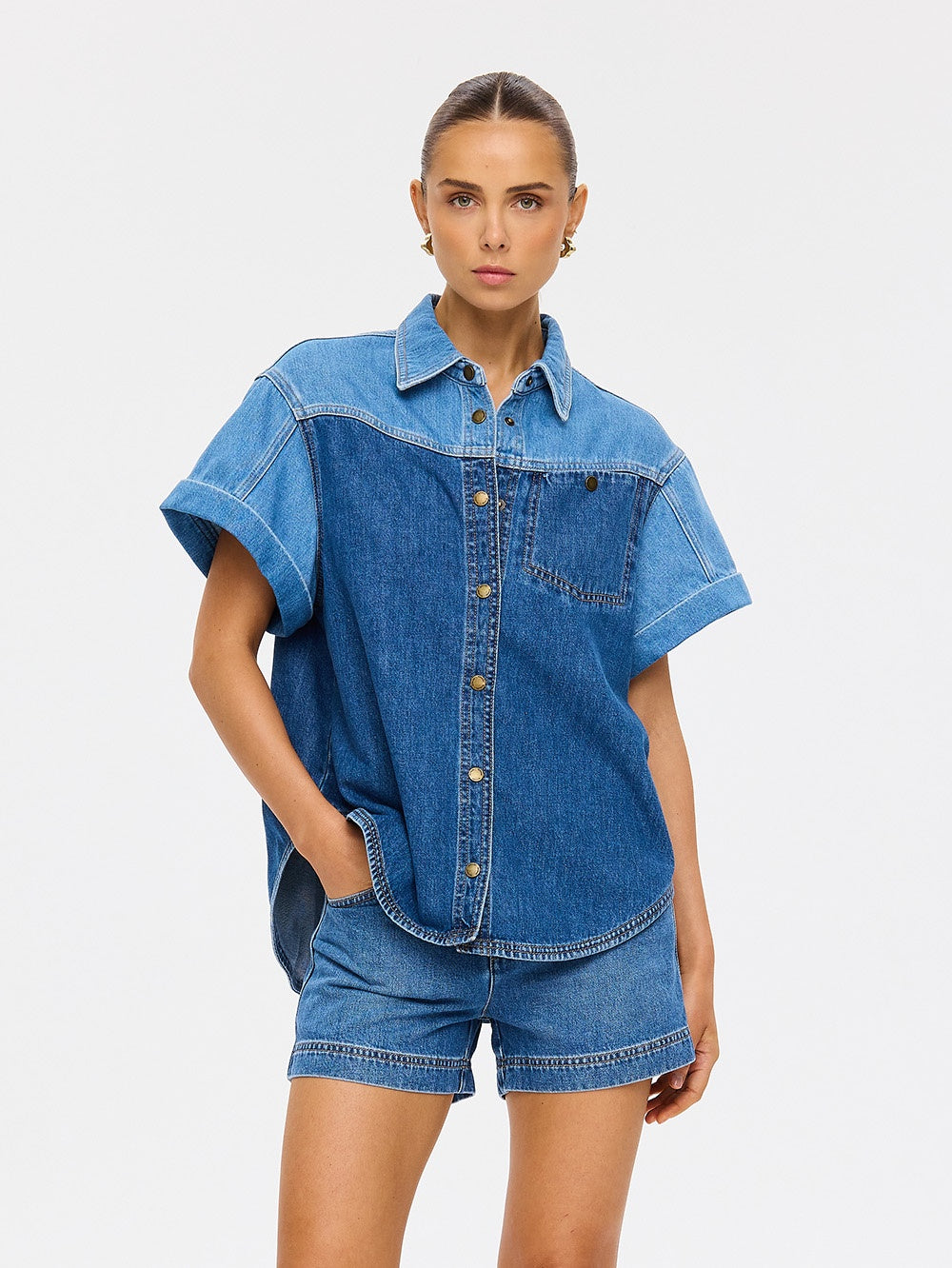 Kivari | Coralie Denim Shirt | Vagabond | Apparel | Boutique