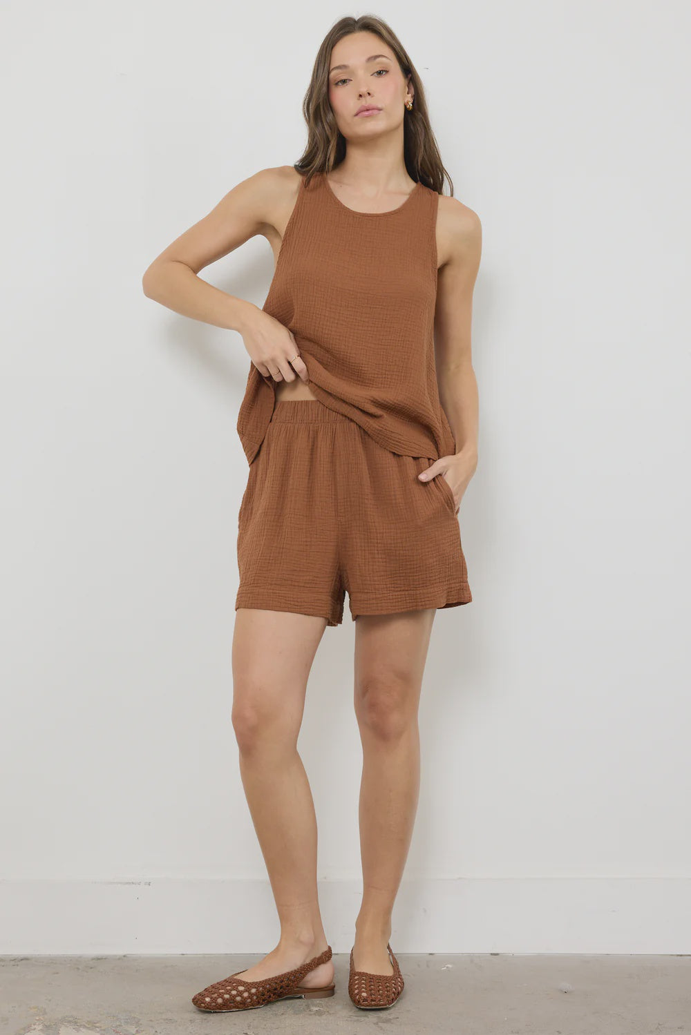 LA Made Air Gauze Tank