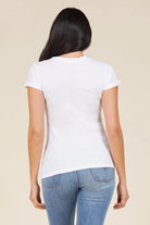 LA Made | Basic Tee Long | White | Back | Vagabond | Apparel | Boutique