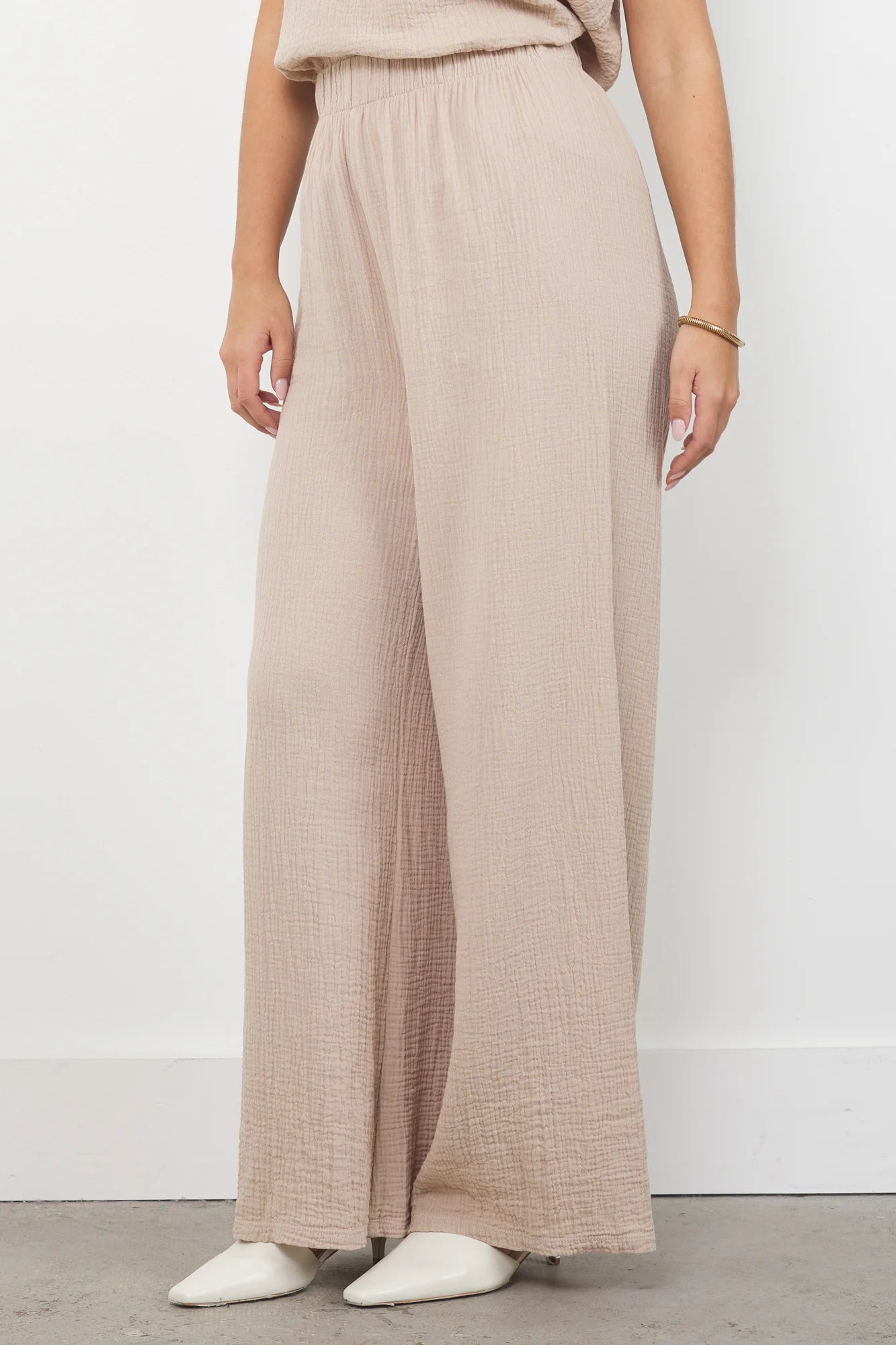 LA Made | Cali Chill Wide Leg Pant | Oak Bark | Vagabond | Apparel | Boutique