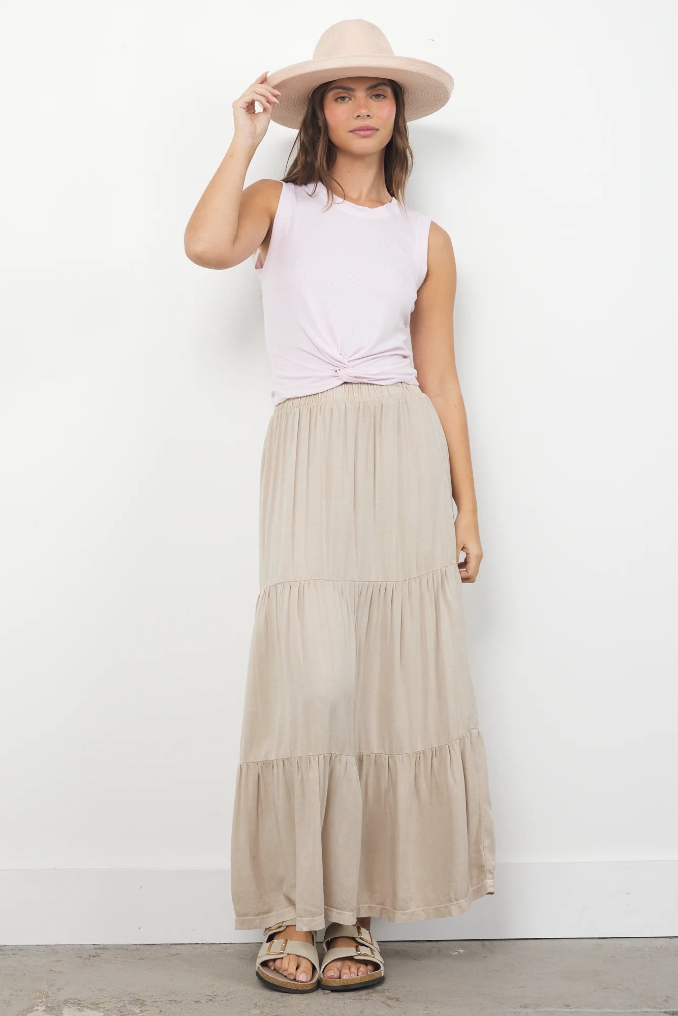 LA Made | Despacito Skirt | Oak Bark | Vagabond | Apparel | Boutique