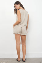 LA Made | Helena V-Neck Tank | Oak Bark | Vagabond | Apparel | Boutique
