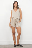 LA Made | Lyric Short | Oak Bark | Vagabond | Apparel | Boutique