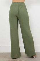 LA Made | Breezy Gauze Pant W/Side Slit | Vagabond | Apparel | Boutique