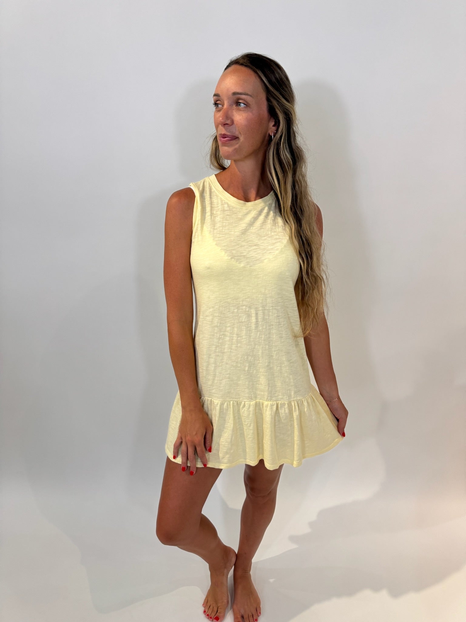 LA Made | Daisy Heavy Slub Dress | Vagabond | Apparel | Boutique
