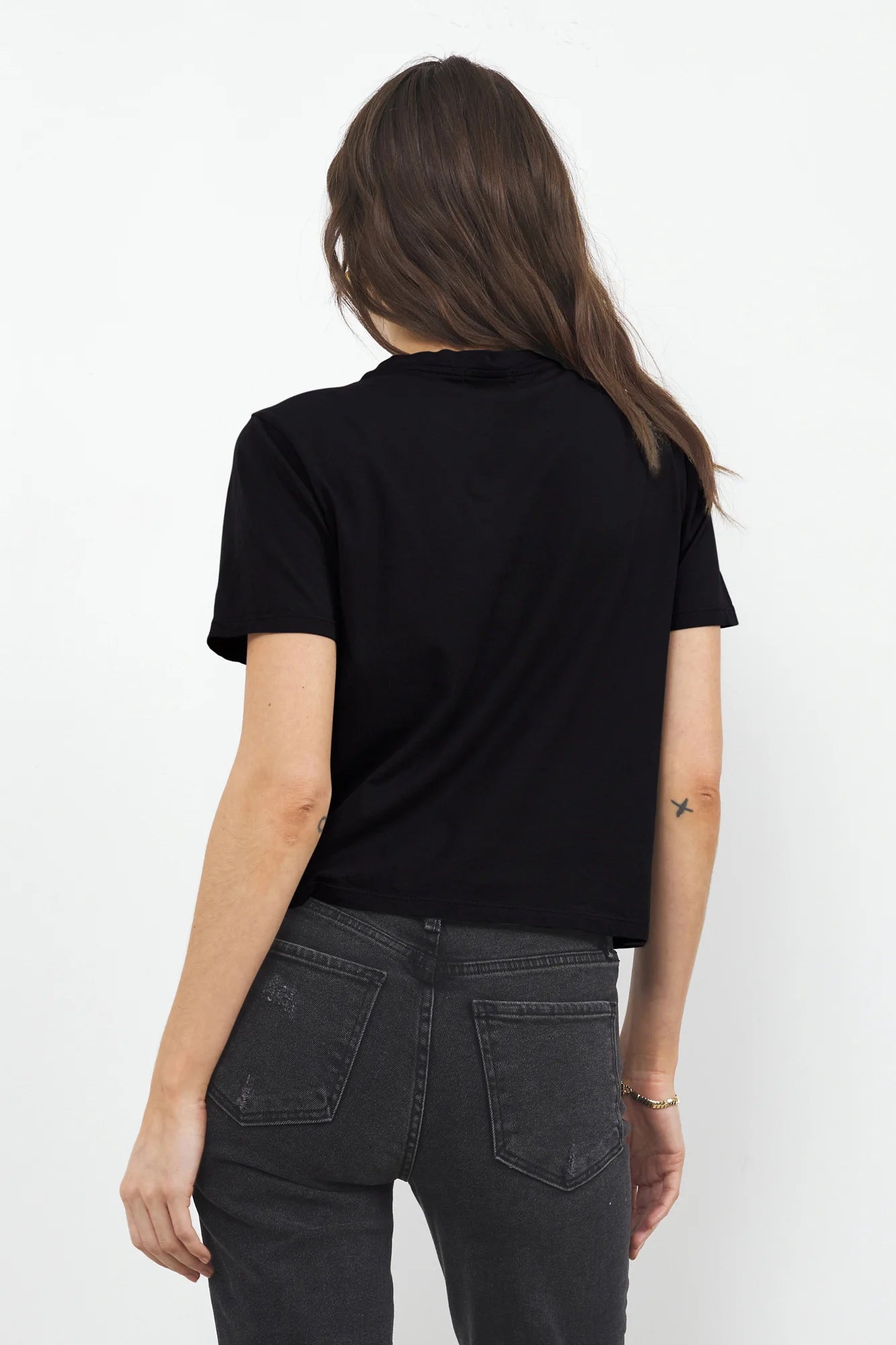 LA Made | Damien Boxy Tee | Black | Back | Vagabond | Apparel | Boutique