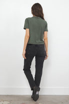 LA Made | Damien Boxy Tee | Olive | Back |  Vagabond | Apparel | Boutique