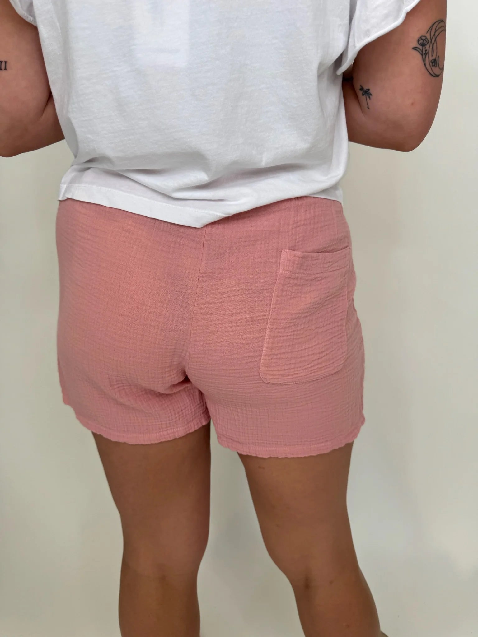 LA | Made | Dixie | Cyn | Boxer | Short  | Terracotta | Back | Vagabond | Apparel | Boutique