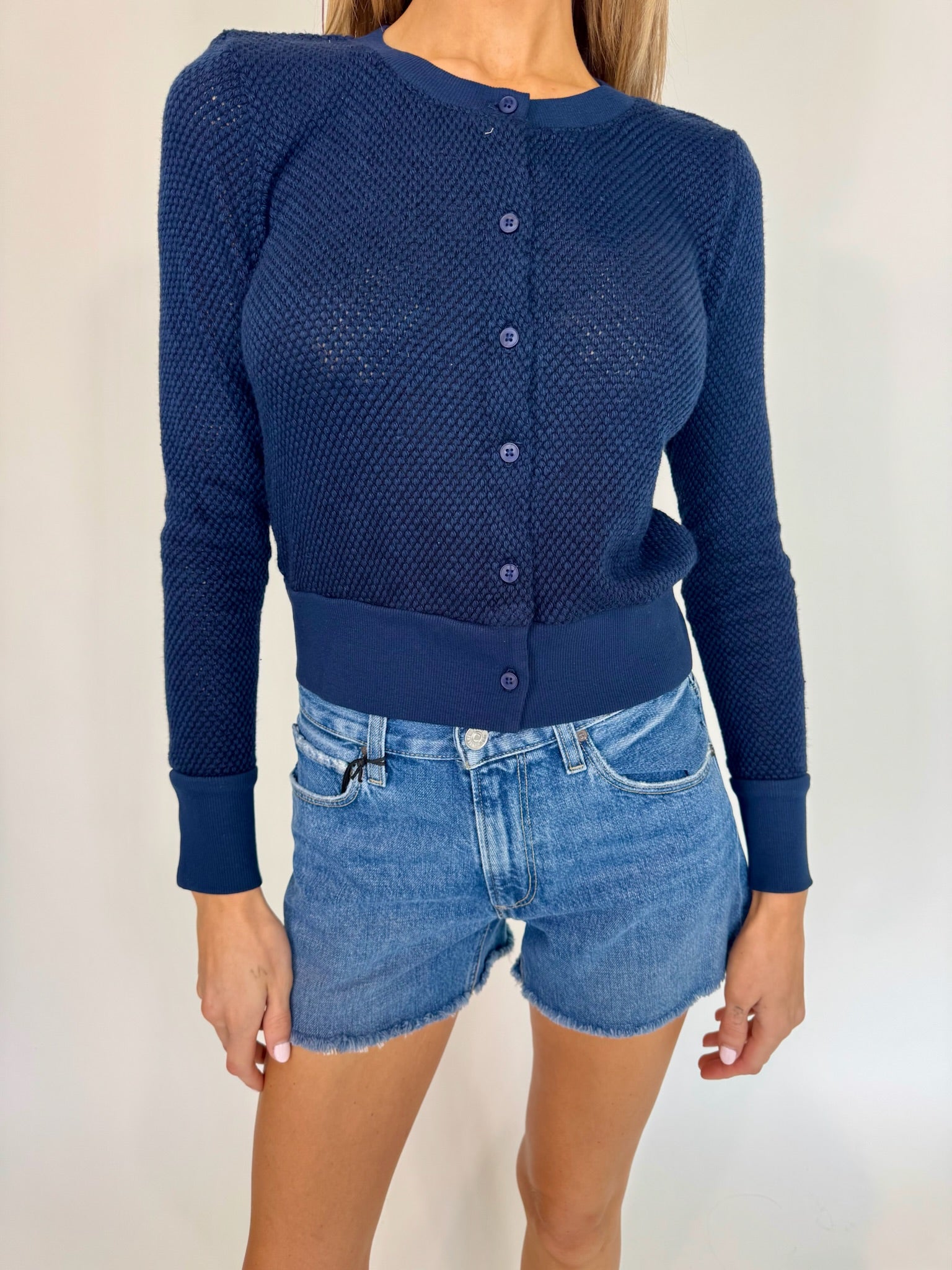 LA Made | Melrose Cardi | Dark Night | Close | Vagabond | Apparel | Boutique