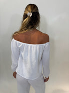 LA Made |  Monet Off Shoulder Gauze Top | Vagabond | Apparel | Boutique