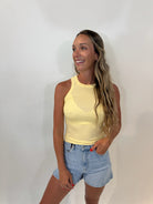 LA Made | New Aida Racerfront Tank | Butter | Vagabond | Apparel | Boutique