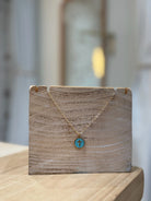 Laalee | Round Colorful Cross Necklace | Blue | Vagabond | Apparel | Boutique