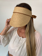 Lack of Color |  Linen Visor | Vagabond | Apparel | Boutique