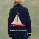 Lily Clothing |  Sailboat Knitted Cardigan | Vagabond | apparel | Boutique