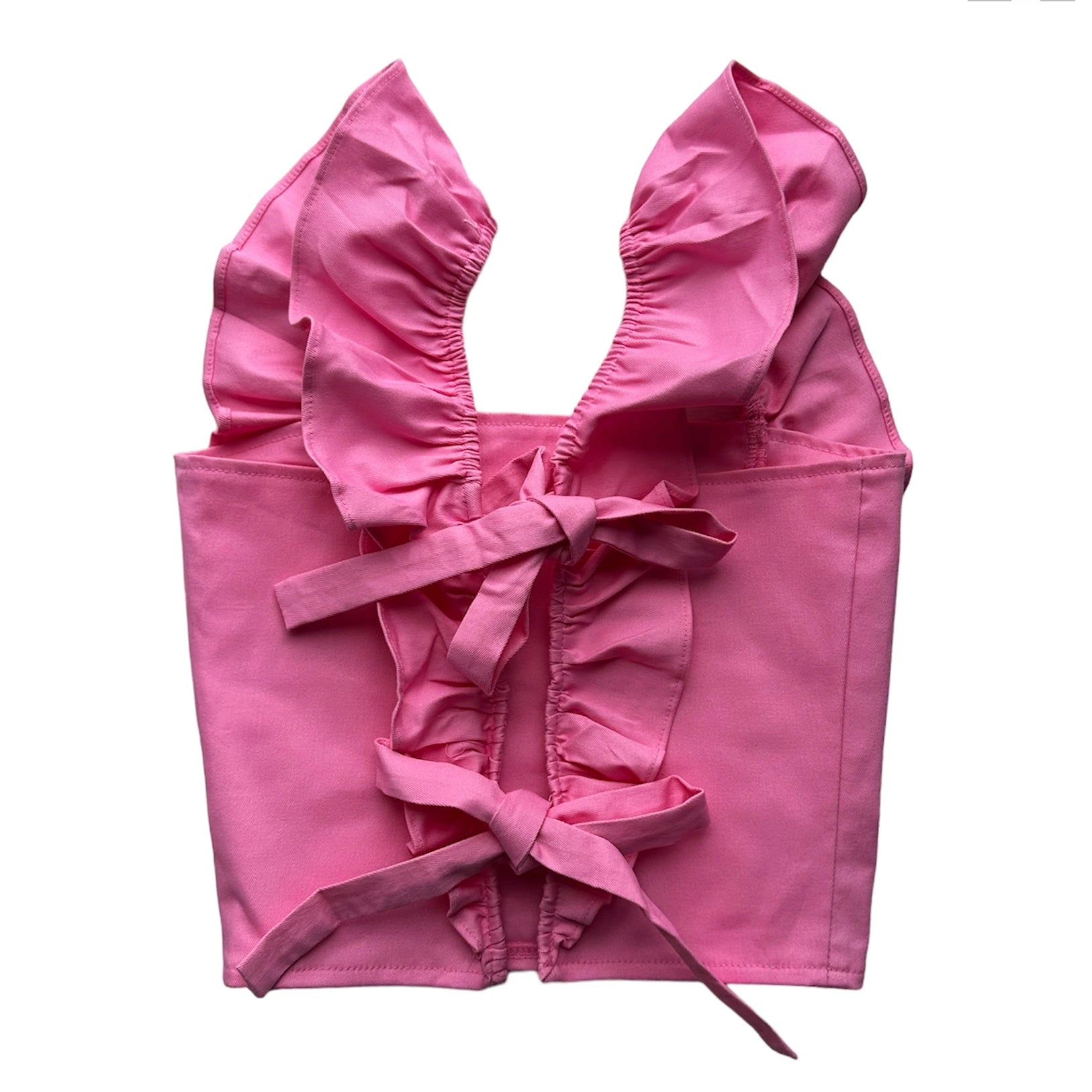 Little | Olin | Denim | Top | Pink | Vagabond  | Apparel | Boutique