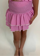 Little | Olin | Pink | Ruffle | Skirt | Vagabond | Apparel | Boutique