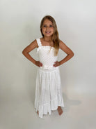 Little | Olin | White | Long | Smock | Skirt | Vagabond | Apparel | Boutique