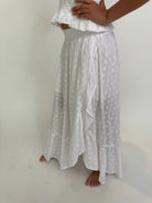 Little | Olin | White | Long | Smock | Skirt | Vagabond | Apparel | Boutique