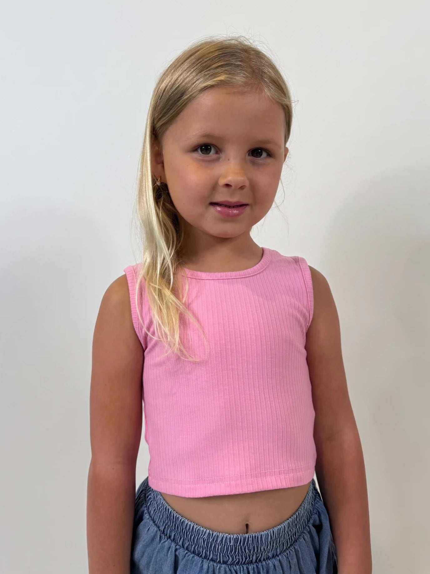 Little | Trendy | Cotton | Tank | Pink | Vagabond | Apparel | Boutique