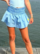 Little| Olin| Blue
| Skort | Vagabond | Apparel | Boutique