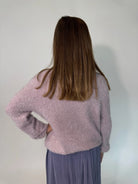 Little Olin | Fuzzy Sweater | Back Model | Vagabond | Apparel | Boutique