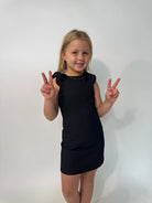 Little Olin | Ruffle Dress Black | Vagabond | Apparel | Boutique