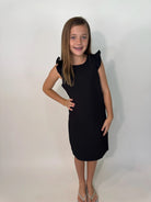 Little Olin | Black | Ruffle Dress | Tween | Vagabond | Apparel | Boutique