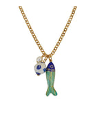 Logan Tay | Long Chain Fish Charm Necklace | Vagabond | Apparel | Boutique
