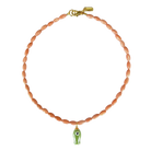 Logan Tay | Coral Beaded Fish Necklace | Vagabond | Apparel | Boutique