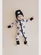 Lucky Panda | Mom Tattoo Zip Romper | Vagabond | Apparel | Boutique