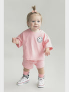 Lucky Panda | Smiley Shorts Set | Model | Vagabond | Apparel | Boutique