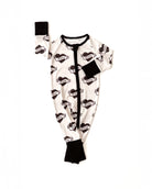 Lucky Panda | Mom Tattoo Zip Romper | Flat | Vagabond | Apparel | Boutique