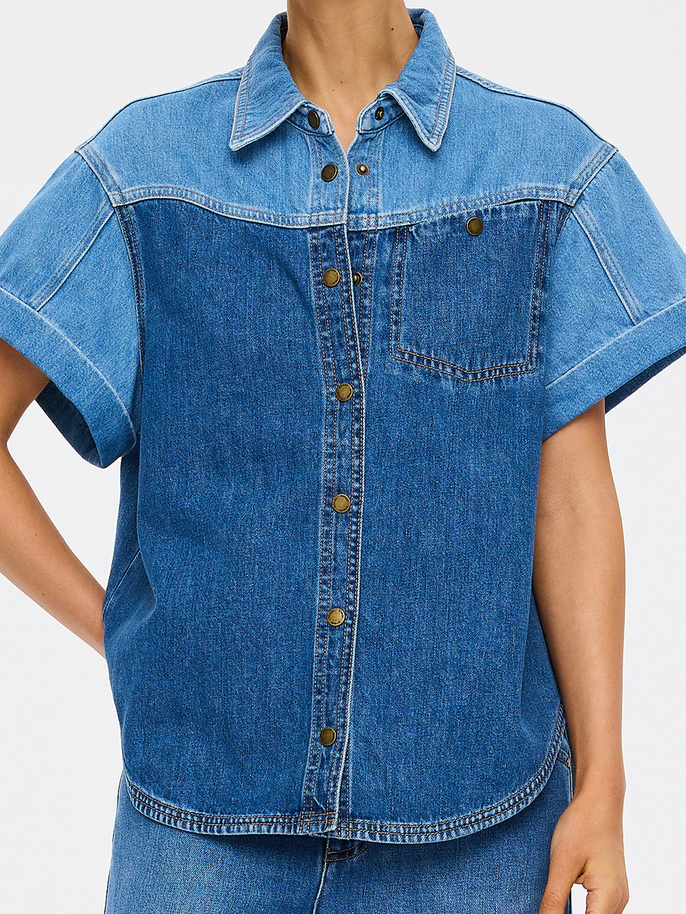 Kivari Coralie Denim Shirt
