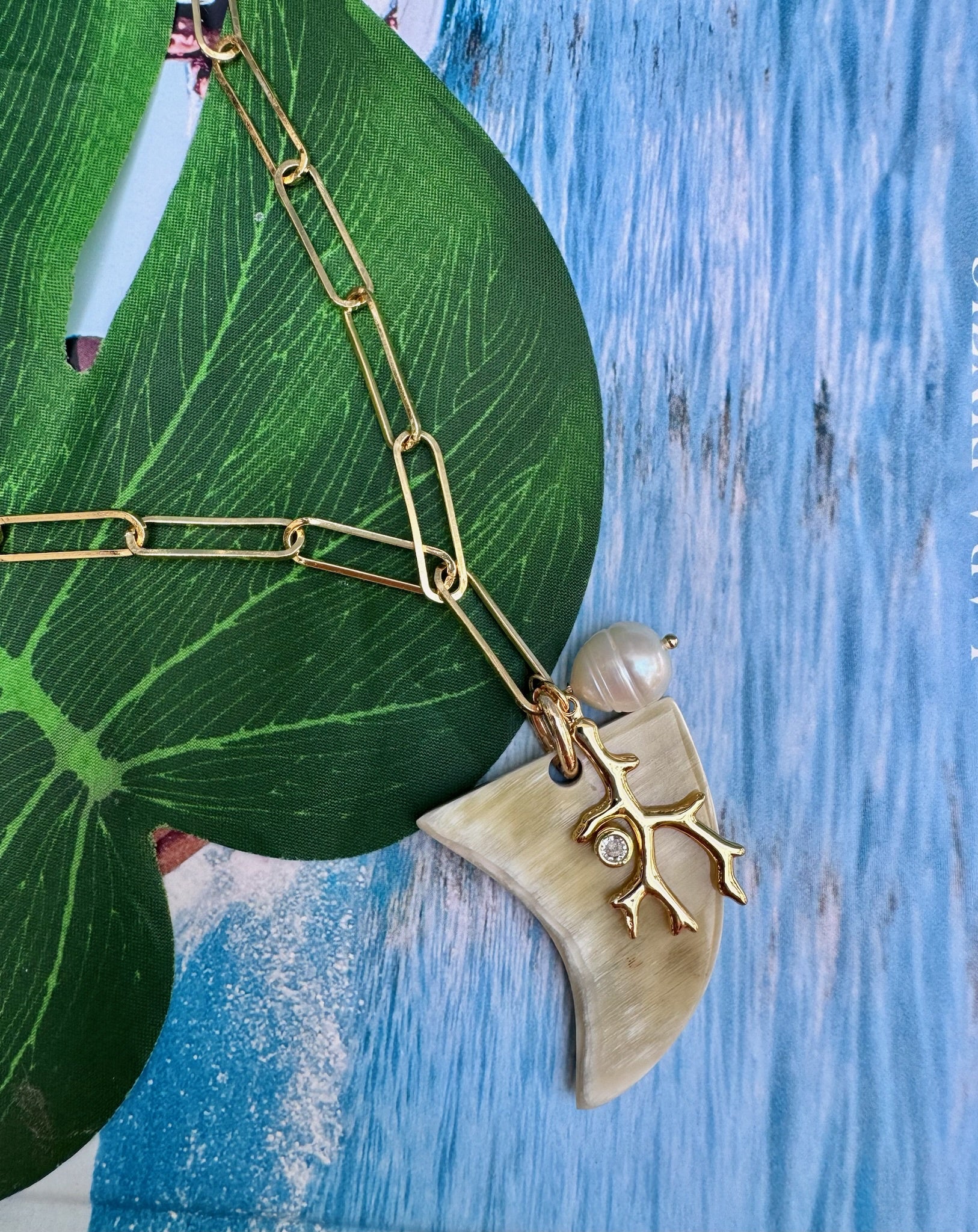 MLO Jewelry | Fin Charm Necklace | Vagabond | Apparel | Boutique
