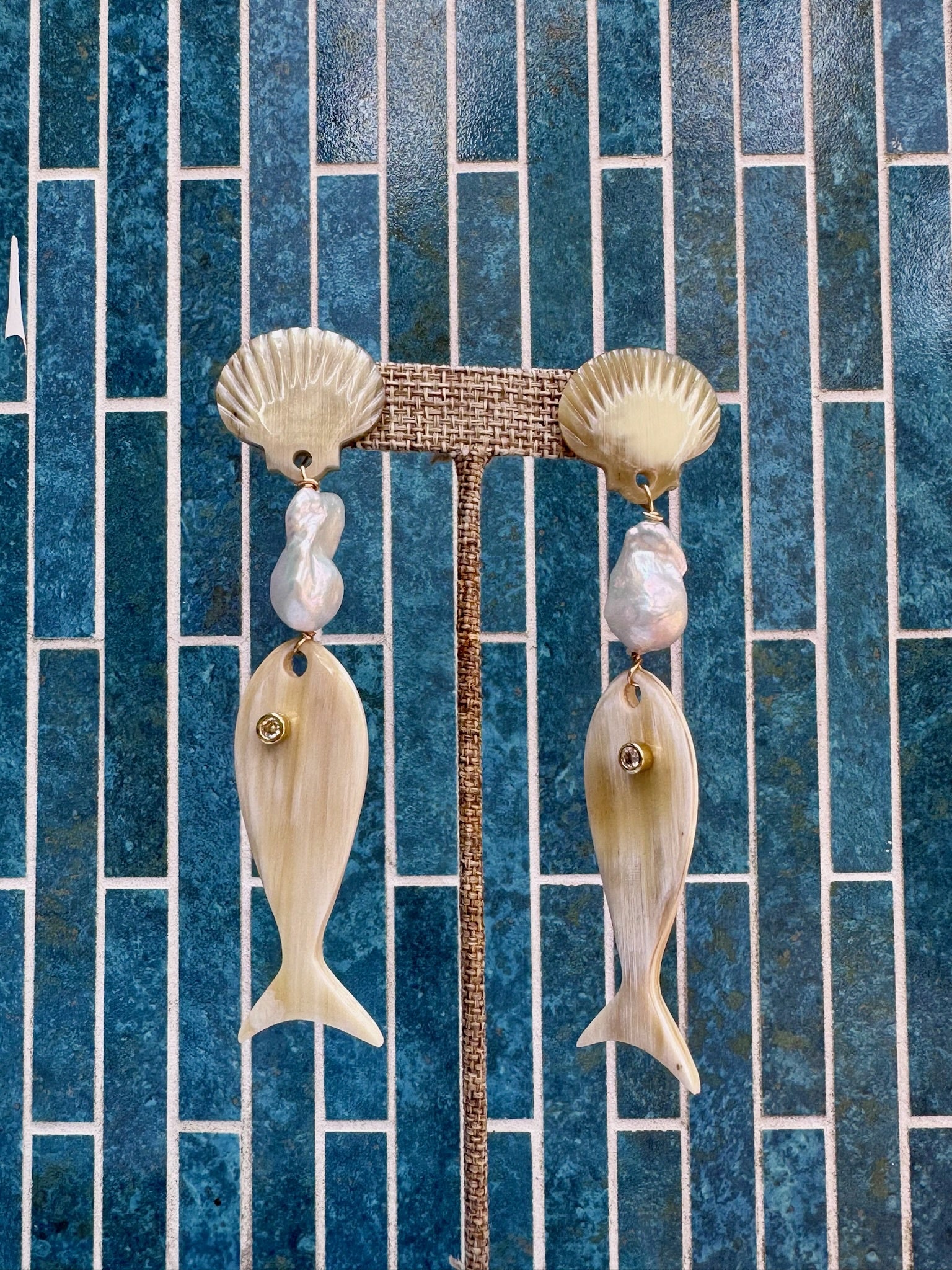 MLO Jewelry | Shell Fish Earrings | Vagabond | Apparel | Boutique