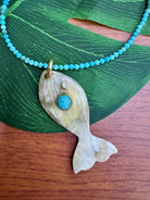 MLO Jewelry |  Turquoise Necklace W/Turquoise Fish | Vagabond | Apparel | Boutique